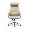 Y001A正面图 Y001 Leather Office Chair Swivel Chair for Computer Desk