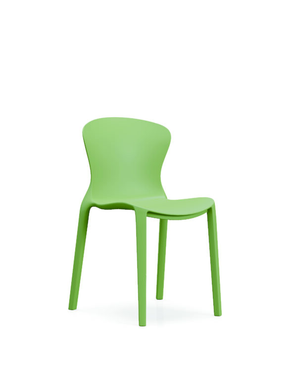 870-绿-01 870 Plastic Chairs One-piece Injection Molding Plastic Chairs