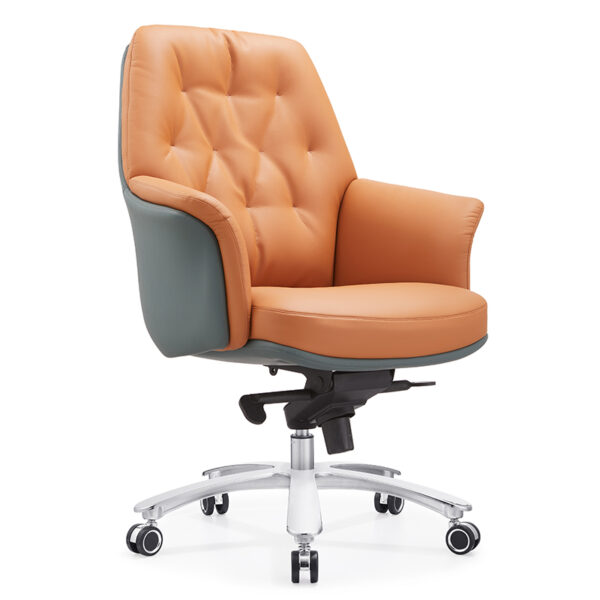 IMGM-1124 6836 Leather Office Chair Swivel Chair for Computer Desk