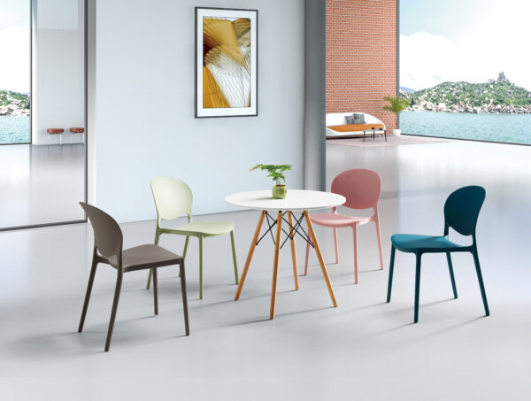 866 Plastic Chairs One-piece Injection Molding Plastic Chairs