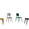 867 Plastic Chairs One-piece Injection Molding Plastic Chairs