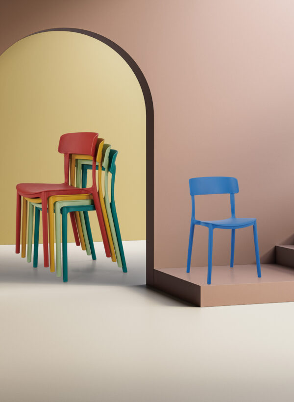 865 Plastic Chairs One-piece Injection Molding Plastic Chairs