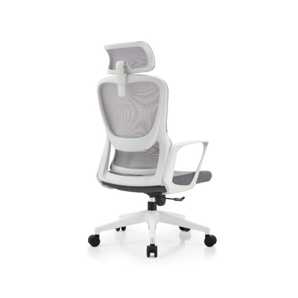 灰框-背45 2401 High-End Ergonomic Mesh Office Chair Swivel Home Office Chair