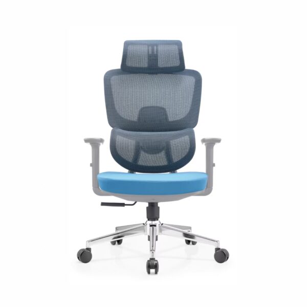 灰框灰网-正面 2004 High-End Ergonomic Mesh Office Chair Swivel Home Office Chair