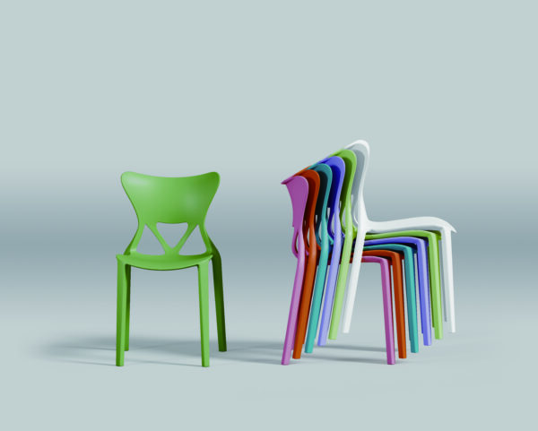 特写_PhysCamera001 872 Plastic Chairs One-piece Injection Molding Plastic Chairs