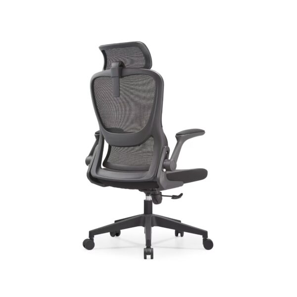 黑框-背45 2401 High-End Ergonomic Mesh Office Chair Swivel Home Office Chair