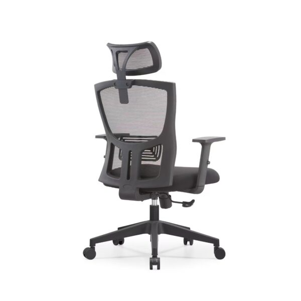 黑框-背45 ST009 High-End Ergonomic Mesh Office Chair Swivel Home Office Chair