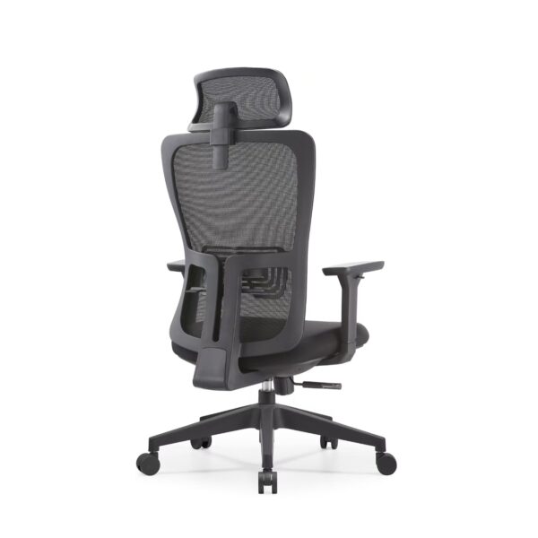 黑框-背45 SW008 High-End Ergonomic Mesh Office Chair Swivel Home Office Chair