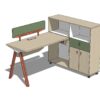 LE723 Office Desk Executive Competent Table Workstation Office Table
