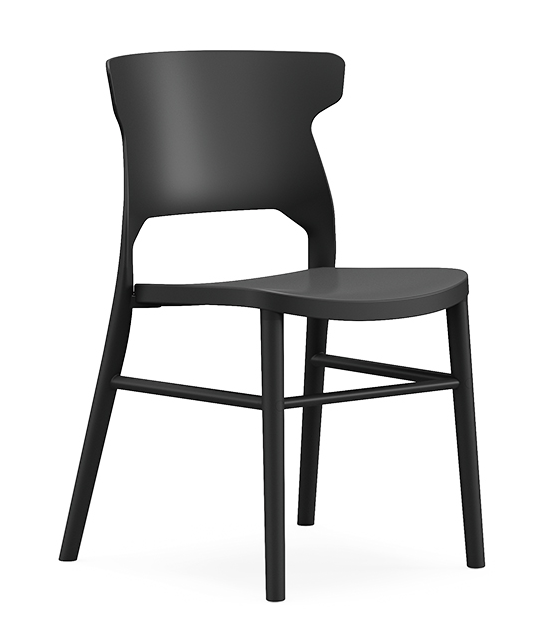 813 Plastic Chairs One-piece Injection Molding Plastic Chairs