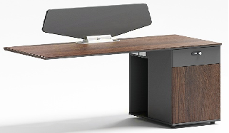 ZF-D1406 Office Desk Executive Competent Table Workstation Extension Section