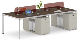 ZF-D2412-E Office Desk Executive Competent Table Workstation Staff Desk