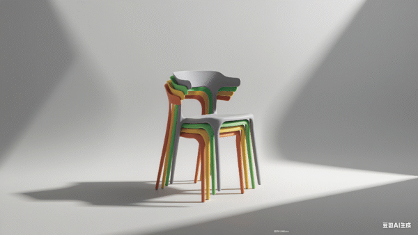 850C Plastic Chairs One-piece Injection Molding Plastic Chairs