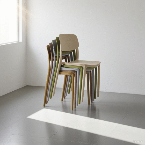 856 Plastic Chairs One-piece Injection Molding Plastic Chairs